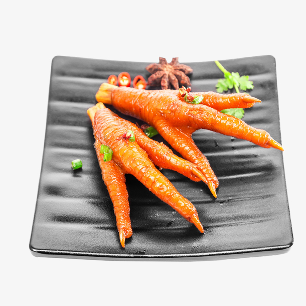 广味卤菜鸡爪设计图片