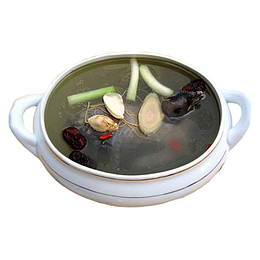 中药乌鸡汤