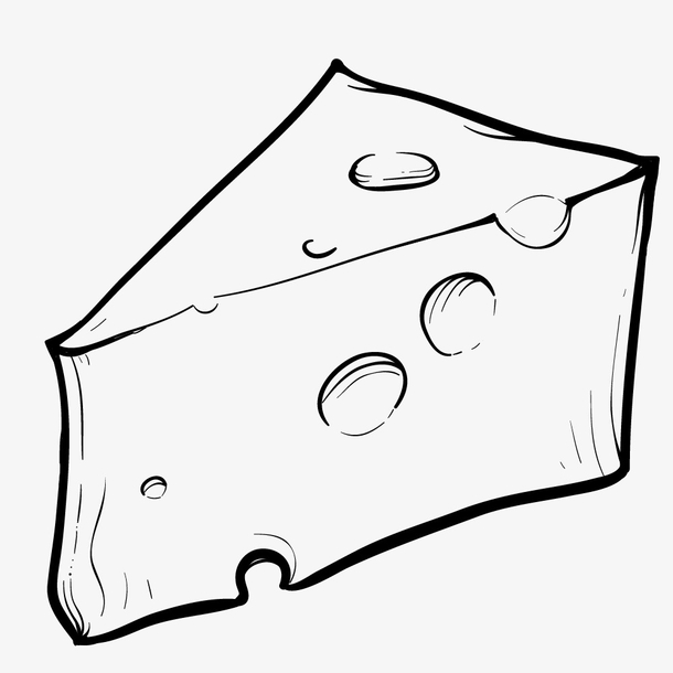 奶酪体笔画图片