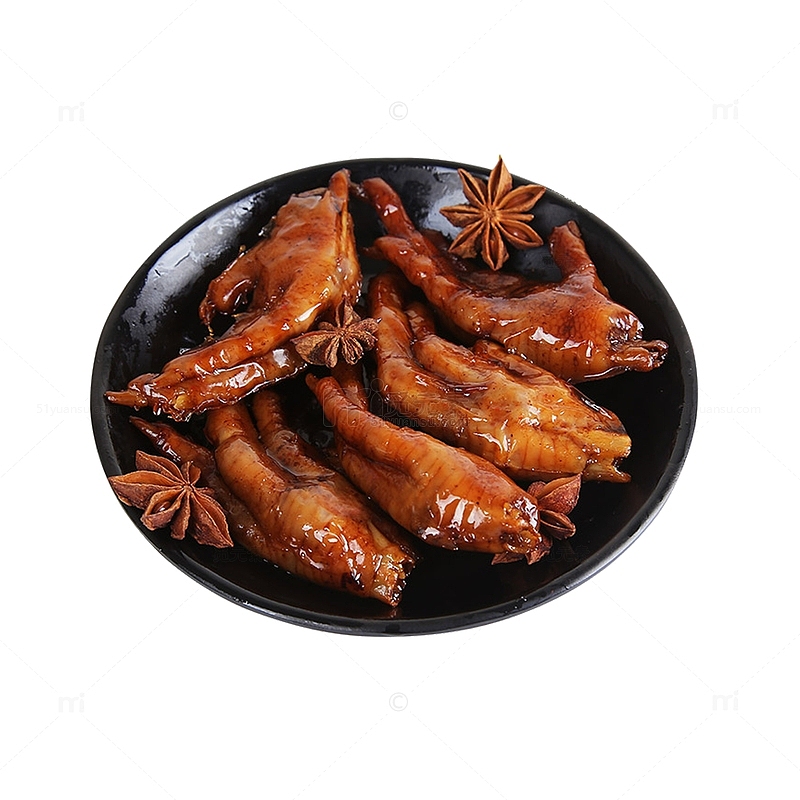 潮汕卤味鸡爪设计素材