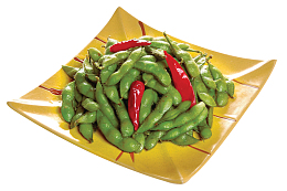 煮毛豆