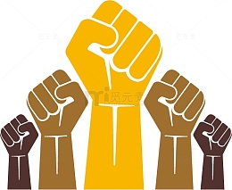 拳头力度图案设计矢量素材,