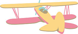 老式卡通飞机