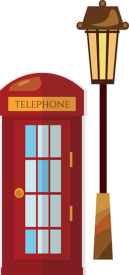 复古电话亭设计
