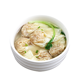 南方小吃云吞素材