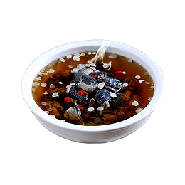 产品实物枸杞乌鸡老母鸡汤