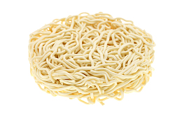 黄色油榨速食方便面