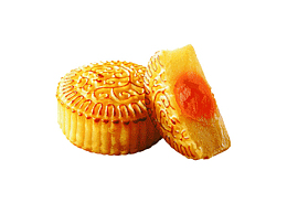 黄色蛋黄莲蓉月饼