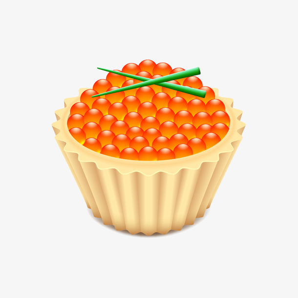 矢量食物 鱼子酱