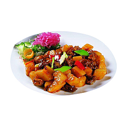 酱香土豆烧排骨食品图片