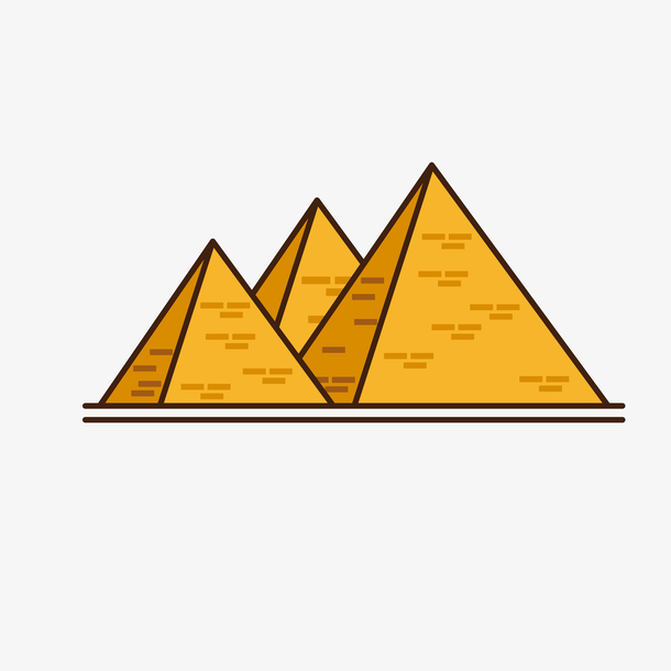 埃及金字塔矢量素材