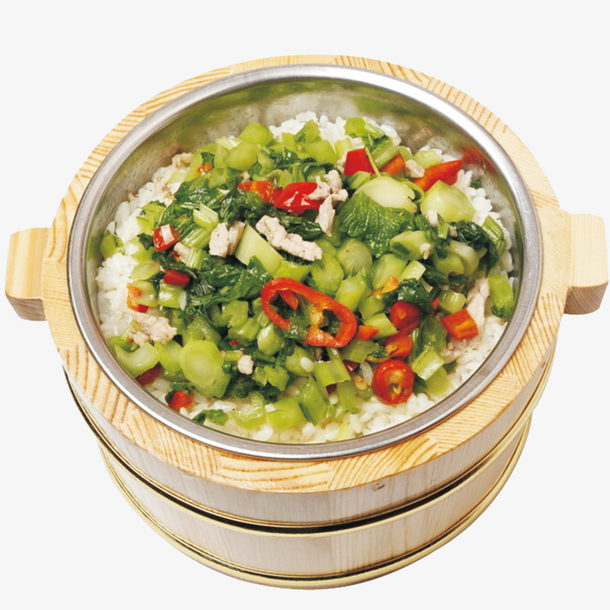青菜木桶饭