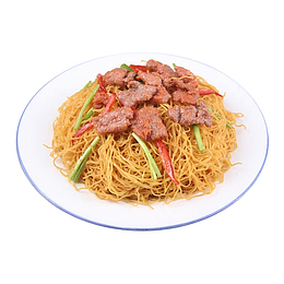 特色美食牛肉炒面