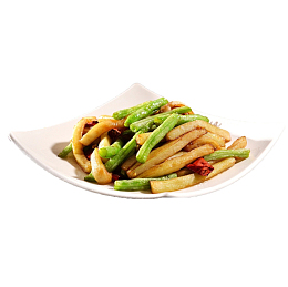 产品实物烧菜茄子豆角