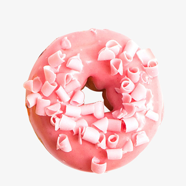 粉色甜甜圈