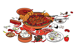 免抠卡通手绘美食大全
