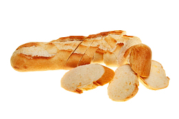 实物切片法棍面包片免扣