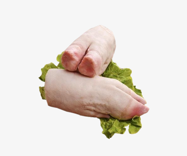 卤猪手的新鲜食材