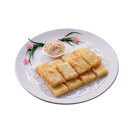 金黄色炸年糕食物图片