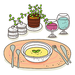 西式小清新美味餐点