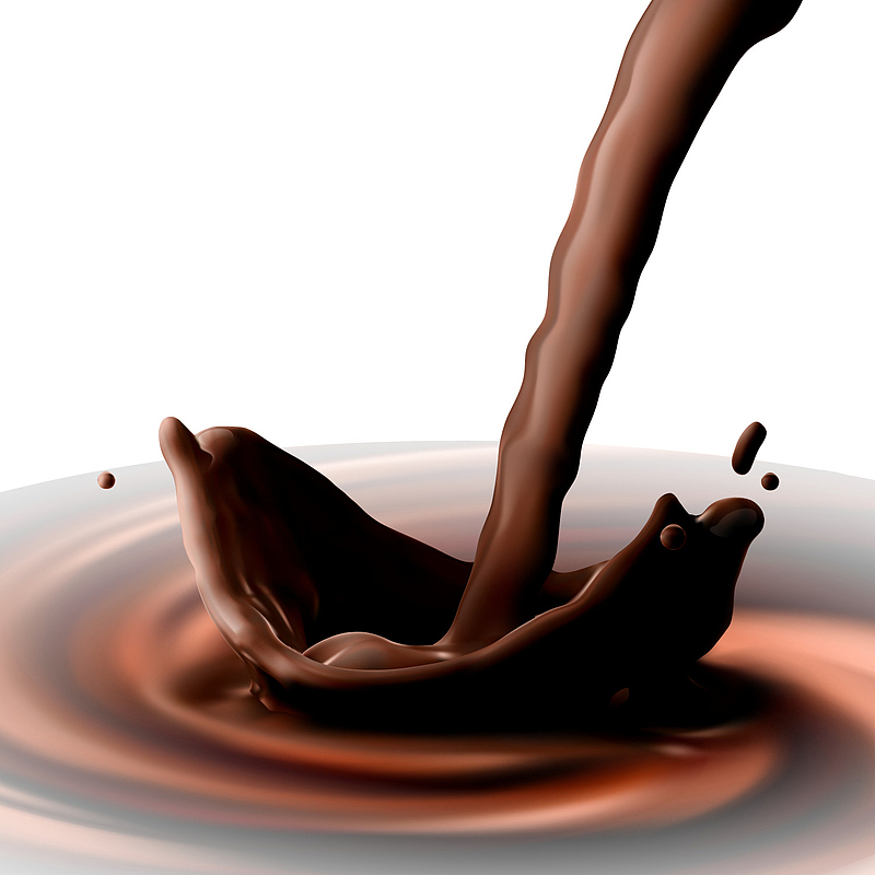 动感液态巧克力矢量图