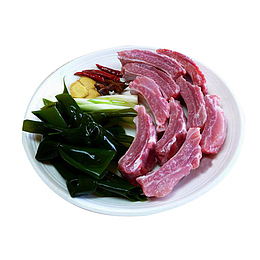 海带结炖排骨图片素材