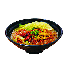 产品实物白菜酸辣面