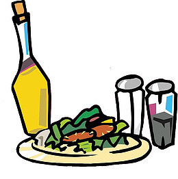 西餐简笔画食物