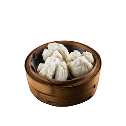 茶楼点心叉烧包素材
