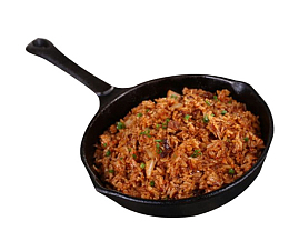 锅里的食物泡菜拌饭