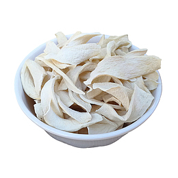 一碟腊干的药材食物