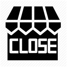 黑色扁平小区商店图标