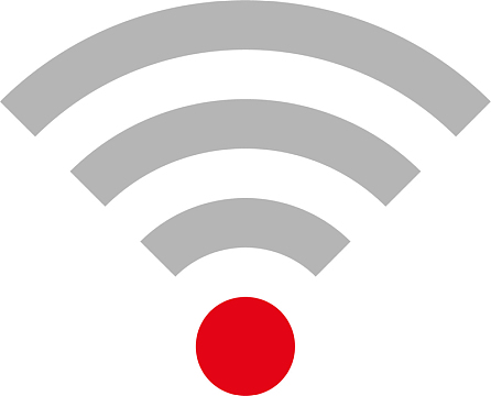 红色扁平无线网无信号