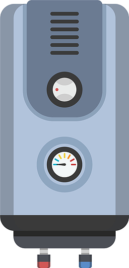 立体燃气燃烧卡通热水器