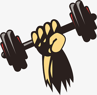 手绘圆弧哑铃元素(1500x1500)epspng红色圆弧哑铃元素(1800x1800)ai