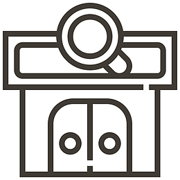 扁平简洁商店图标