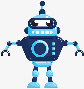 高级玩具矢量机器人