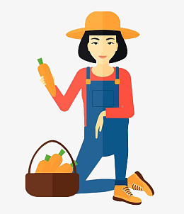 农村妇女pngpng灰色扁平化老爷爷元素pngpng扁平化卡通美食pngaipng