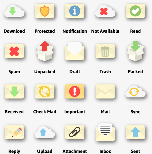 矢量网页元素图标素材