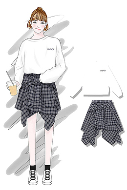 青春时尚服饰穿搭