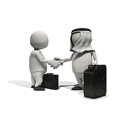 国际物品互换合作的3D小人