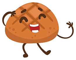 卡通巧克力饼干小人