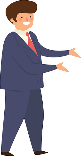 进行产品介绍的人