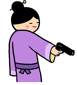 紫色小人