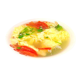 西红柿鸡蛋汤食品图片