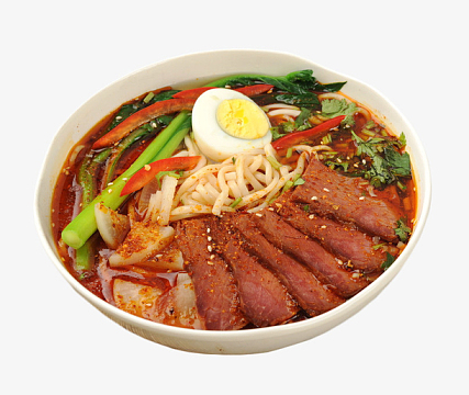 香辣牛肉面素材_香辣牛肉面图片元素-觅元素