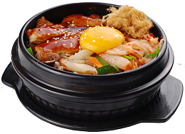 肉松鳗鱼泡菜拌饭