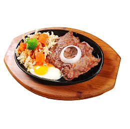 鸡蛋黑椒炒牛肉