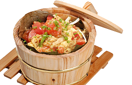 天然美味木桶饭PNG