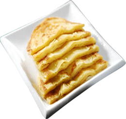 盘装的鸡蛋饼